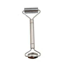 Piękno Microneedle Roller Metal Micro igła Esencja indukcyjna instrument terapeutyczny Podręcznik Piękno Mezoterapia Roller Roller Massager 231012