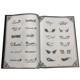 Książki tatuażu Profesjonalna książka tatuażu dla ciała sztuka małe świeże wzory wzorów mody Mikroblading Flash Tattoo Akcesoria Dostaw 231012