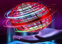 Magic Balls Flying Orb Ball Toy With Light 2022 Uppgraderad Hover Handkontrollerad spinner Mini Drone Boomerang födelsedagspresent för 6 7 3500283