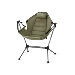 キャンプ家具屋外オックスフォードラウンジチェア折りたたみロッキングは調整可能な釣り肘掛け椅子BBQキャンプリクライニングチェア231012