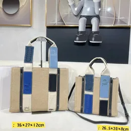 Yeni özel baskı denim tuval alışveriş çantası klasik sokak tarzı moda tasarımcı omuz çantası crossbody çanta büyük kapasite kozmetik çanta mumya çanta