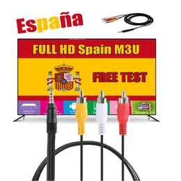 TV-Kabel M3U, hochklare 4K-Antenne, kompatibel mit Smart-TV, Android und iOS. Mag-Box-Unterstützung, kostenloser Test, heiß in Spanien, Deutschland, Frankreich, Europa, Smarter Pro
