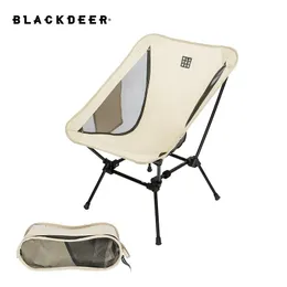 Camp Furniture Blackdeer Ultralight Outdoor Folding Camping Chair Picnic Vandring Travel Ryggsäck Beach Moon Fishing Portable 231012