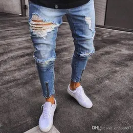 QNPQYX новые модные мужские уличные джинсы в стиле ретро, прямые джинсовые брюки с принтом, повседневные хлопковые мужские джинсы в стиле хип-хоп, panst258K