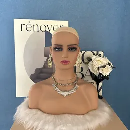 USA Warehouse darmowy statek nowa makijaż lalka fryzura hair Ćwiczenie głowa manekina manekina manekina modelka peruki Wyświetlacz biżuterii