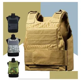 Tactical Vests Security Guard Antistab Tactical Vest With Two Foam Plate Miniature Hunting Vests Adjustable Shoder Straps5731809 Tacti Otad1