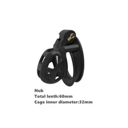 Other Massage Items Mas Items 3D Resin Male Chastity Cage 5 Size Cock With Doublearc Cuff Penis Ring Restraints Bdsm Adt Toys For Men Ot3L6