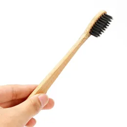 طبيعية من الخيزران النقي ، فرشاة الأسنان المحمولة فرشاة أسنان ناعمة ، فرش ، أدوات رعاية تنظيف الفم 0028 ZZ