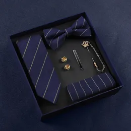 Bow Ties Tie Men's Tie و Bow Tie Set Set Home Gift Set Sital Business Groom Home for Boyfriend وعيد ميلاد الزوج في عيد الحب 231013