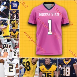 Murray State Football Jersey Jaylen Abston Joseph Humphreys Eric Phoenix Miles Bailey Sam Williams Caden Jumper Cole Rusk Mens Personalizado Murray State Racers Jerseys