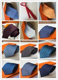 ss2023 Cravatte in seta da uomo kinny slim strette a pois lettera punteggiata cravatte tessute jacquard fatte a mano in molti stili con scatola 881