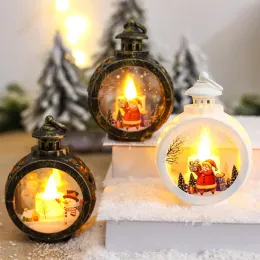 Julcirkulär vindlampa Merry Chult Decor for Home Xmas Navidad Noel Gifts Julprydnader Gott nytt år FY9669 11.8