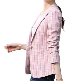 Women's Suits Women Spring Solid Color Jackets Vintage Long Sleeve Plus Size Coat Exquisite Gift For Ladies Birthday