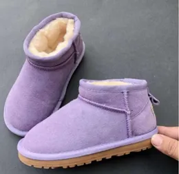2023 bambini di marca ragazze mini stivali da neve inverno caldo bambino WGG ragazzi bambini scarpe di peluche per bambini taglia EU21-35 03
