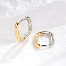 Creolen Hiphop Oval Ohrring Für Frauen Mädchen Party Hochzeit Schmuck Geschenk Eh254