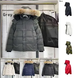 Designers Winter Fur Down Parka Canadian Goode Goose Coats Mens Womens Down Jackets Homme Jassen Puffer Parkas Canada med Badge Thick539