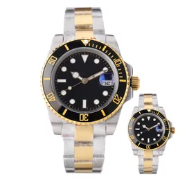 Relojes zegarek hombr aaa mechaniczny projektant mężczyzn zegarek wysokiej jakości klasyczny czas wolny Montre de lukse 40 mm Sapphire Swimming Waterproof Black Dial Niestandardowe zegarki