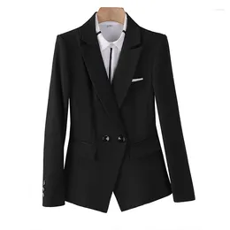 Damskie garnitury Lenshin One Piece Women One Breast Kurtka Slim Work Wear Office Damies Tops Długie rękawowe stroje Blazer