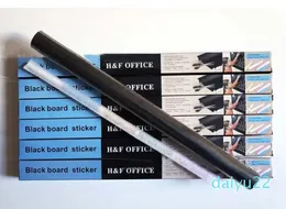Toptan kara tahta duvar çıkartmaları Blackboard Siyah Tebeşir Kurulu Sticker Mini Taşınabilir Çıkarılabilir Vinil PVC Çocuklar için Tebeşirler
