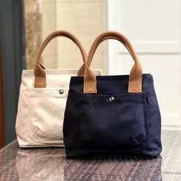 Purses 90% Off New Sen Series Art Canvas Handbag Women's Summer Small Bag Simple Tote Bag Handheld Bag Lunch Box Bag