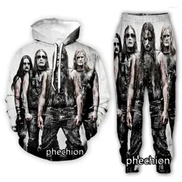 Men's Tracksuits Phechion Men/Women Marduk Band 3D Print Clothing Long Sleeve Fashion Sweatshirt Hoodies Sport Casual Pants Z144