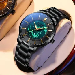 Orologio Richardmill Orologio Milles di lusso Richar Mile Swiss Uomo Nero Samurai National Essence Blue Dragon Hollow Meccanico completamente automatico Moda Miller