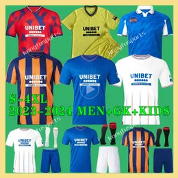 S-XXXL 4XL 23 24 Glasgow Rangers Davis Morelos Hagi Soccer Jerseys Cantwell Kids Kit 2023 2024 Football Shirt Training Home Away Tredje 3: e Colak Lawrence Kent DS