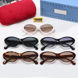 Óculos de sol unissex Ins Style Eyes elegantes para leitura completa - óculos trapaceiros de armação oval e de aro completo - lentes coloridas médias