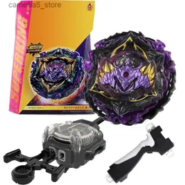 Spinning Top Top Beyblades Burst com Grip Wire Launcher B175 Lucifer Metal Fusion Gyro Toys para crianças Q231013