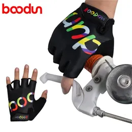 Barnmittens BooDun Lycra Mitten Cycling Gloves For Children Barn Bicycle Skating Sports Half Fing Finger Anti Skid Gel S M L 231013
