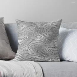 Kissen Silver Glitz Zebra Print Throw Luxury Case Sofa S Covers CoverHome, Furniture & DIY, Home Décor, Cushions!
