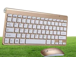 2020 Ny ankomst Ultra-Slim Wireless Keyboard and Mouse Combo Computer Accessories Game Controler för Mac PC Windows Android268Y8256157