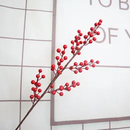 Yeni Yıl Servet Meyve Noel Simülasyon Kırmızı Berry Ev Düğün Dekorasyonu Noel Ağacı Dekorasyon Spot Toptan