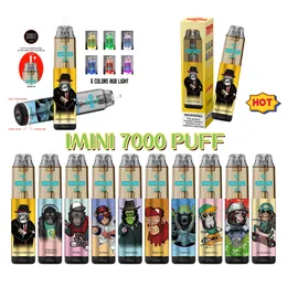 IMINI 7000 PUFFS Disponível Cigarro Eletrônico Vape Best 7000 8000 9000 10000 12000 Tornado de Puff 7k 8k 9k 10k 12k 15ml 0% 2% 3% 5% 850MAH Recarregável com preço da fábrica