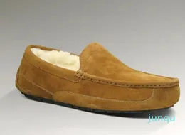 Ботинки XPAY Распродажа Мужская обувь из натуральной кожи на плоской подошве Шерстяная меховая повседневная обувь Нескользящие зимние высокие ботинки