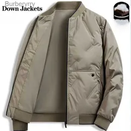 Herrarna Down Parkas Down Jacket Men's Short 2023 New Winter Lightweight Warmth Fashionable and Handsome Baseball Jacket Trendy Brandl231014