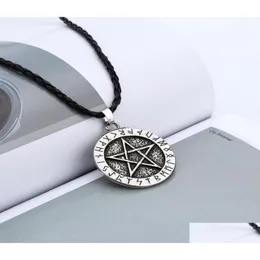 Kolye Kolyeler Zarif Kolye Kolyeleri Büyük Rune Nordic Ceza Pentagram Takı Wiccan Pagan Norse13901411 Mücevher Nor