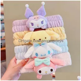 Cartoon Accessories Hair Accessories Headband 4 Colors Plush Kouromie Elastic Fashion Soft Girl Infant Baby, Kids Maternity Cartoon Pr Dhe0Q