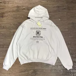 Nya högkvalitativa mäns hoodies sweatshirts Mens Högkvalitativa VTM Vetements Män kvinnor Topp överdimensionerade brev Pullover Gym Designer Shirt Essentialhoodie 3 CPAL