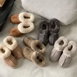 Designer tazzlita tofflor coquette päls glider fårskinn shearling tazzlita mules kvinnor män ultra mini plattform stövlar mocka hösten vinterstorlek 35-44