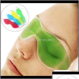 Uyku maskeleri 20pcs Mix Renkler Buz Göz Maskesi Gölgelendirme Yaz Gözlükleri Yorgunluk Koyu Daireleri Kaldır Jel Paketi Slee VM0DZ DROOL DELIVE DHISA