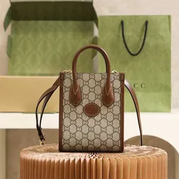 Couro genuíno retro pontuação saco da família mini tote bolsa genuína um ombro diagonal crossover feminino número 7452