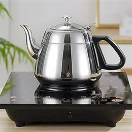 Water Bottles Stainless Steel Teapot Kettle Thicken Tea Water Stove boiling Pots Gas Coffee Induction Home Camping 1.2L/1.5L/2L No Filter 231013