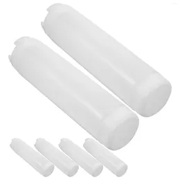 Conjuntos de louça 6 pcs mostarda condimento garrafas molho ketchup molho espremer recipiente de esguicho branco