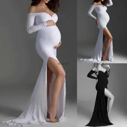 Maternity Dresses Maternity Dresses For Photo Shoot Chiffon Pregnancy Dress Photography Props Maxi Gown Dresses For Pregnant Women Clothes 2022 YQ231014