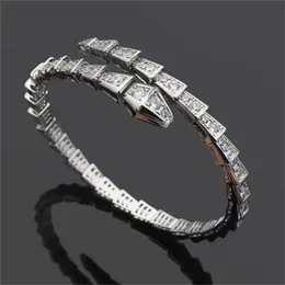 Bangle tennis designer jewelry womens bracelet diamond lovely snake silver rose gold jewellery copper plate party wedding charm girlfriend serpent bracelet