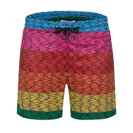 Nova placa designer shorts homens verão praia shorts calças de alta qualidade roupa de banho masculino carta surf vida homens nadar tigre designer short315g