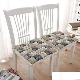 Poduszka/dekoracyjna poduszka kwiatowa krzesło poduszka przeciwpoślizgowa siedzenie 4 kolory domowe biuro zimowa sofa pad oddychający mata upuść deliv dhpnj