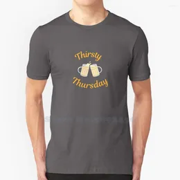 Mäns T-skjortor Törstig torsdag-Beers högkvalitativa T-shirt