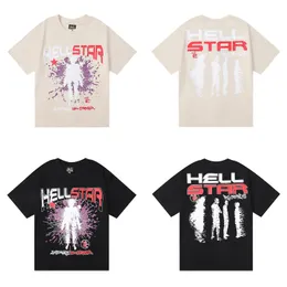 A115 Shirt Sleeve 2023 Short Tee Men Women High Quality Streetwear Hip Hop Fashion T Shirt Hell Star Hellstar Short 668 star